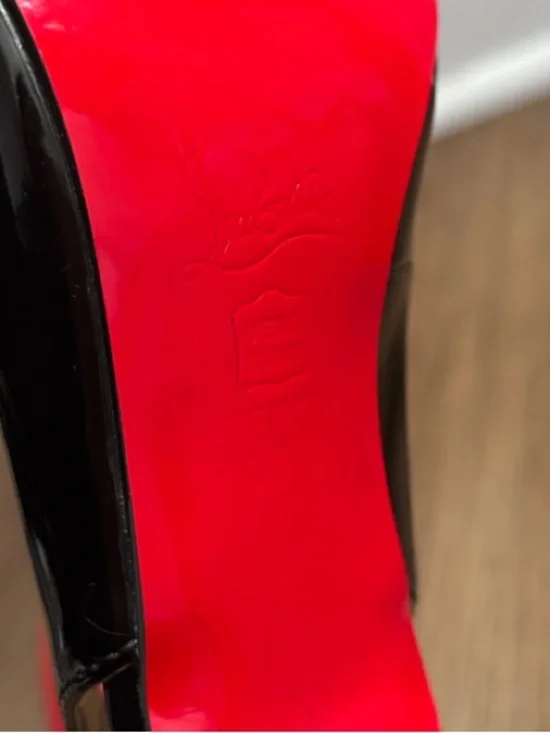 Christian Louboutin Kate Sling Red Sole Pumps 37 - Picture 4 of 6